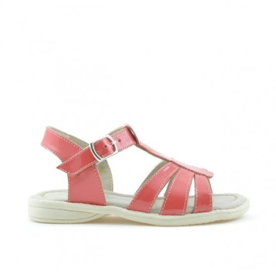 Kleinkinder Sandalen 53c Lack Koralle Kleinkinder Sandalen 53c Lack Koralle