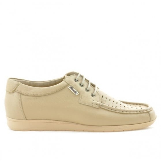 Herren Mokassins 818p beige perforiert Herren Mokassins 818p beige perforiert