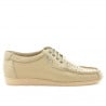 Herren Mokassins 818p beige perforiert
