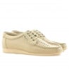 Herren Mokassins 818p beige perforiert