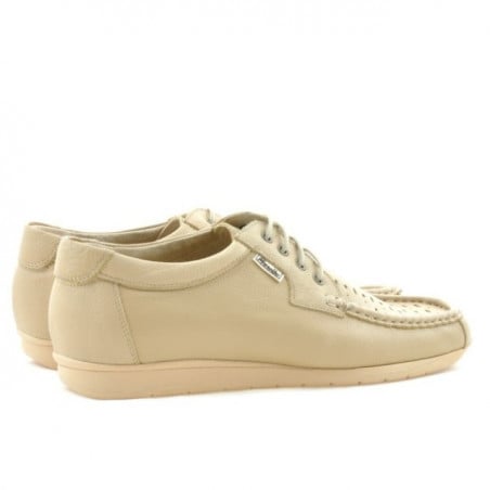 Herren Mokassins 818p beige perforiert