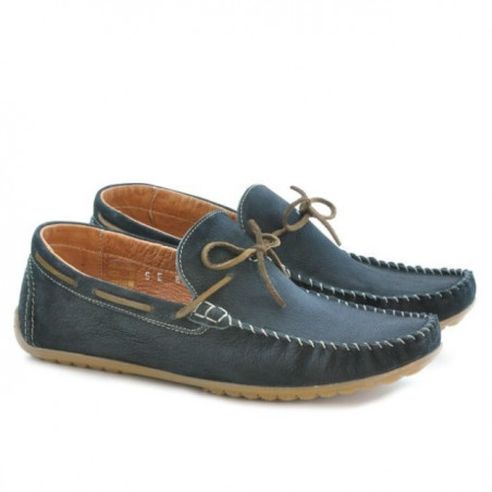Herrenschuhe 863 schwarzes Bufalo-Leder