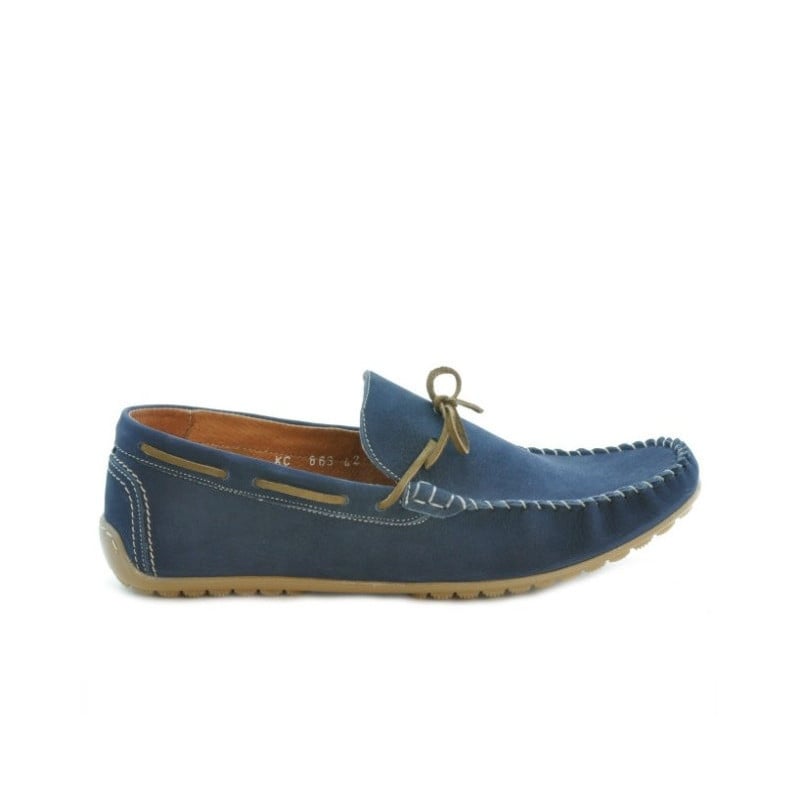 Herrenmokassins 863 Bufo Indigo