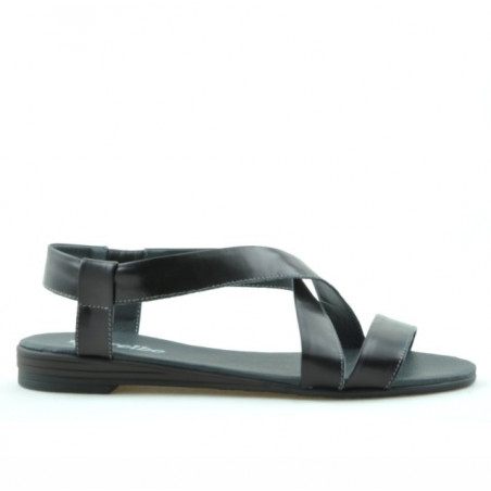 Damensandalen 5010 schwarzer Lack