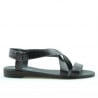 Damensandalen 5010 schwarzer Lack