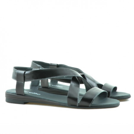 Damensandalen 5010 schwarzer Lack