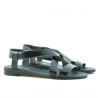 Damensandalen 5010 schwarzer Lack