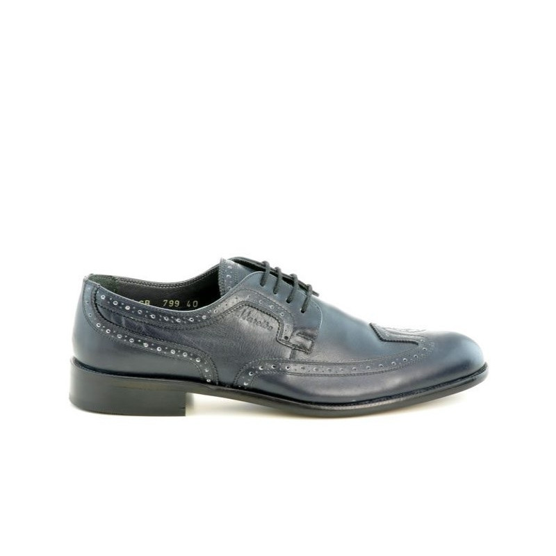 Elegante Herrenschuhe 799 Indigo