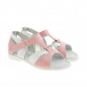 Kleinkinder Sandalen 09c rosa+weiß