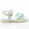 Kindersandalen 523 weiß+hellgrün