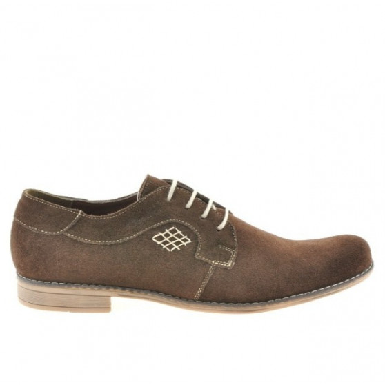 Freizeit-/Elegante Herrenschuhe 730 Kaffee Velours Freizeit-/Elegante Herrenschuhe 730 Kaffee Velours