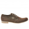 Freizeit-/Elegante Herrenschuhe 730 Kaffee Velours