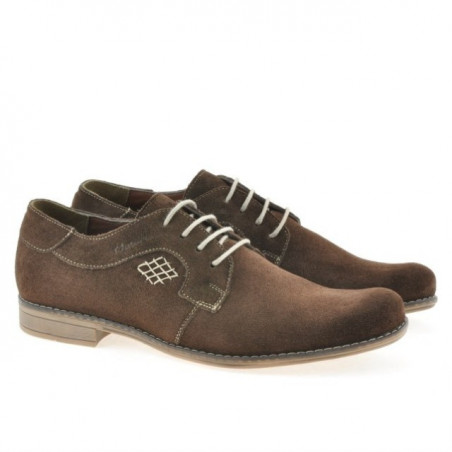 Freizeit-/Elegante Herrenschuhe 730 Kaffee Velours