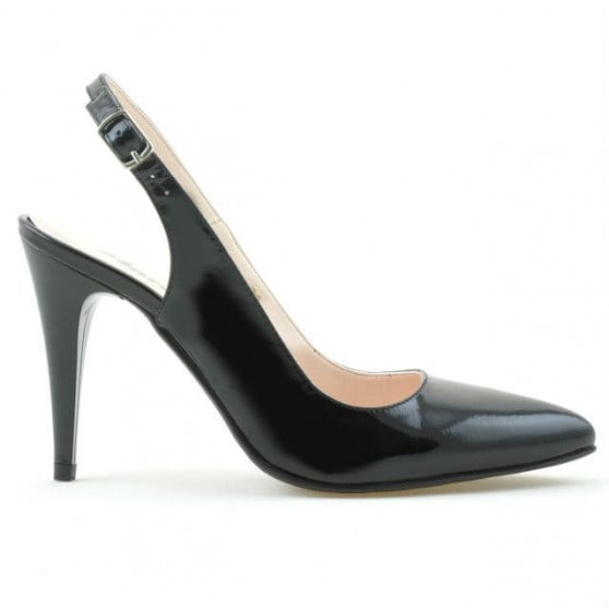 Damensandalen 1249 Lack Schwarz Damensandalen 1249 Lack Schwarz