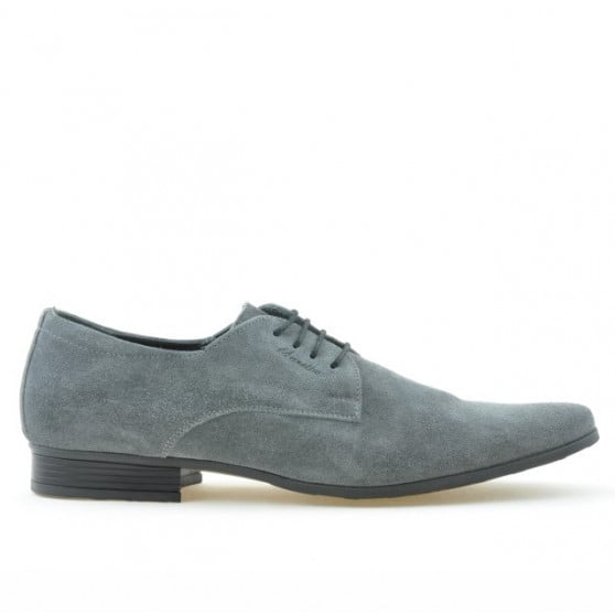 Elegante Herrenschuhe 786 grau Velours Elegante Herrenschuhe 786 grau Velours