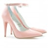 Damen elegante Schuhe 1247 Lack rosa