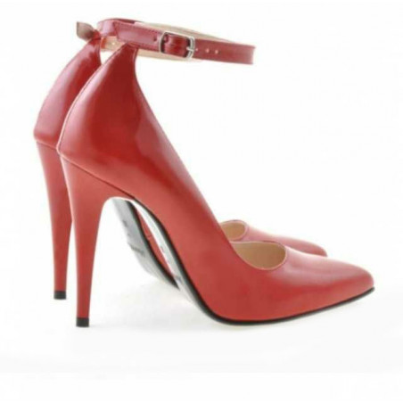 Elegante Damenschuhe 1247 Lackrot