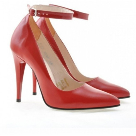 Elegante Damenschuhe 1247 Lackrot