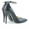 Elegante Damenschuhe 1247 schwarz