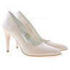 Damen elegante Schuhe 1246 Lack Elfenbein