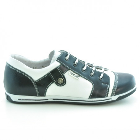 Damensportschuhe 143-1 schwarz+weiß