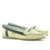 Damen Mokassins 619 beige+braun