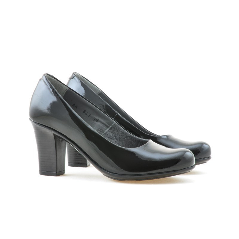 Damen Casual / Elegante Schuhe 643 Lack Schwarz