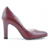 Elegante Damenschuhe 1243 bordeaux