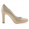 Elegante Damenschuhe 1243 Lack Beige