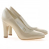 Elegante Damenschuhe 1243 Lack Beige