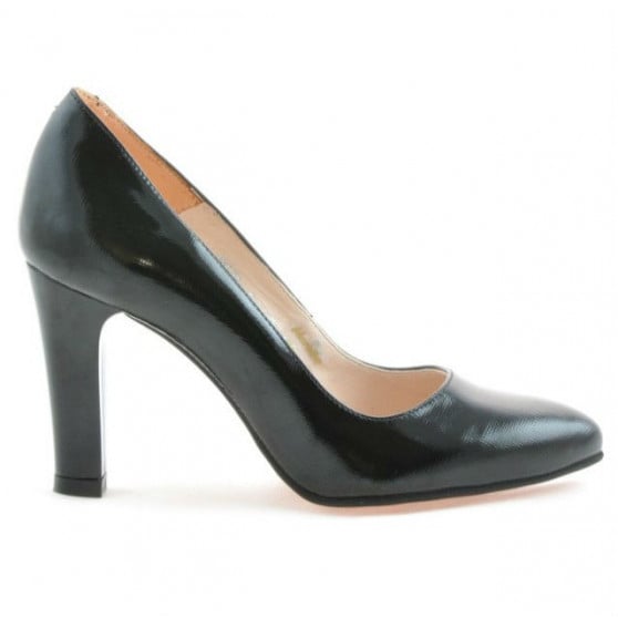 Elegante Damenschuhe 1243 schwarzer Satinlack Elegante Damenschuhe 1243 schwarzer Satinlack