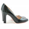 Elegante Damenschuhe 1243 schwarzer Satinlack