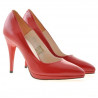Elegante Damenschuhe 1244 lackrot satiniert