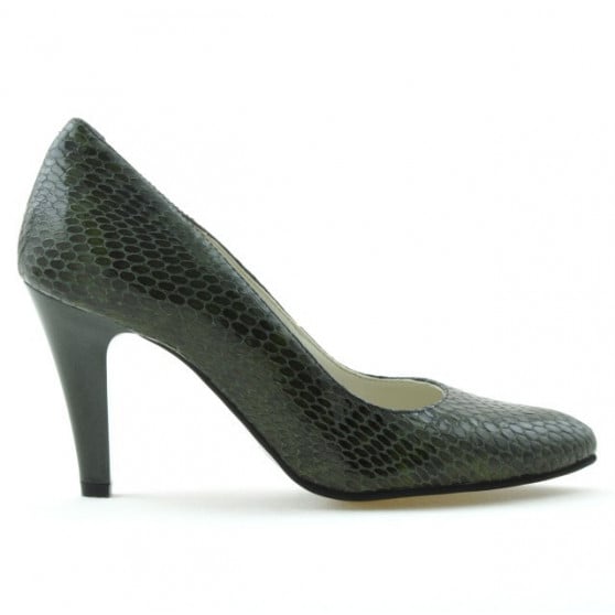 Elegante Damenschuhe 1234 Krokodilgrün Elegante Damenschuhe 1234 Krokodilgrün