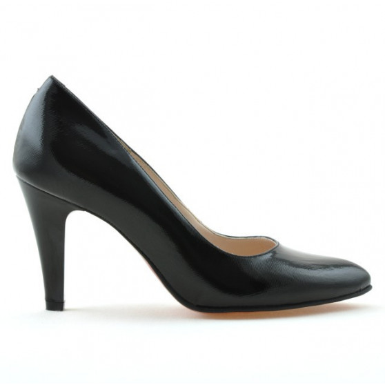 Elegante Damenschuhe 1234 in schwarzem satinlack Elegante Damenschuhe 1234 in schwarzem satinlack