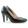 Elegante Damenschuhe 1234 in schwarzem satinlack