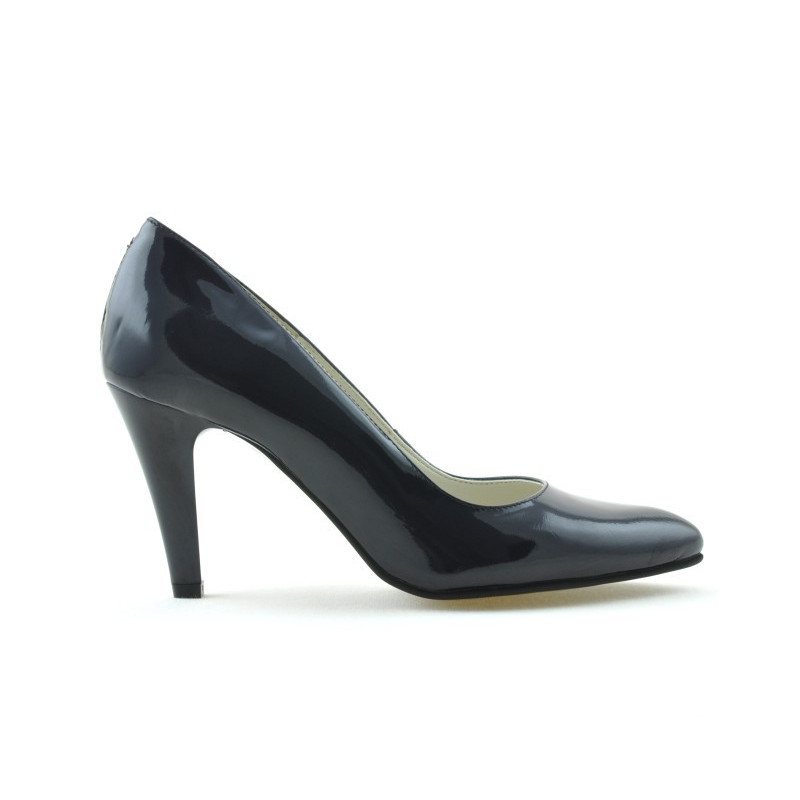 Elegante Damenschuhe 1234 Lack Indigo