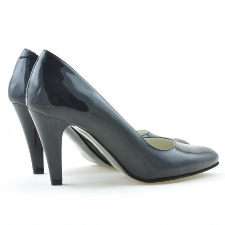 Elegante Damenschuhe 1234 Lack Indigo