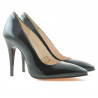 Damen elegante Schuhe 1241 schwarzer lack satin