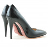Damen elegante Schuhe 1241 schwarzer lack satin