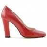 Elegante Damenschuhe 1214 roter Lack