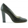 Elegante Damenschuhe 1214 Krokodil Grün