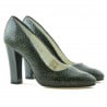 Elegante Damenschuhe 1214 Krokodil Grün