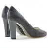 Elegante Damenschuhe 1214 Krokodil Lila