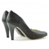 Elegante Damenschuhe 1234 Croco Braun