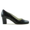 Elegante Damenschuhe 1217 Lack Schwarz