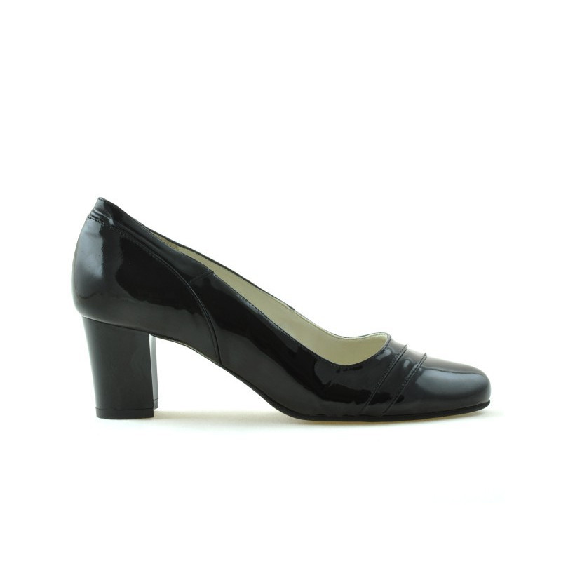 Elegante Damenschuhe 1217 Lack Schwarz