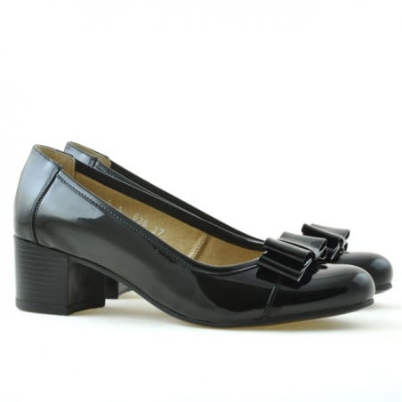 Damen Casual / Elegante Schuhe 636 Lack Schwarz