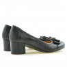 Damen Slipper / Elegante Schuhe 636 schwarz