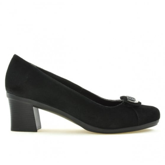 Damen Freizeitschuhe / elegante Schuhe 628 schwarz Velours Damen Freizeitschuhe / elegante Schuhe 628 schwarz Velours